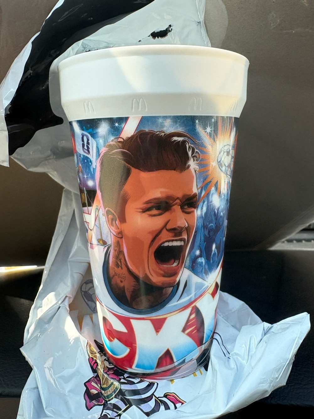 McDonald's Collectible FIFA Cup David Beckham new